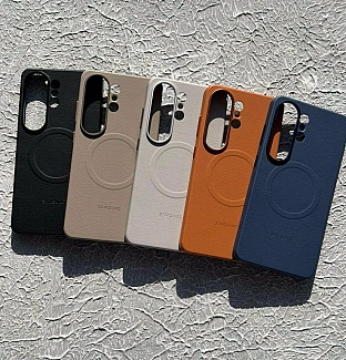 قاب چرمی اورجینال سامسونگ با مگ سیف Leather Case Magsafe Samsung